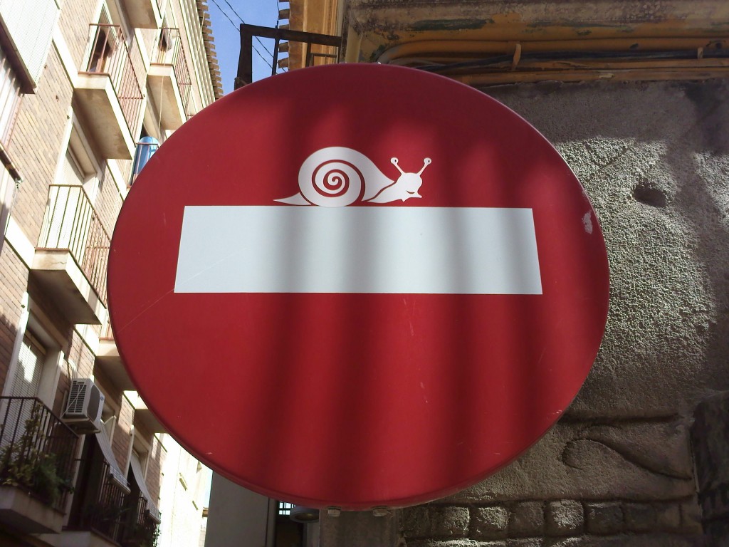 direccion prohibida caracoles